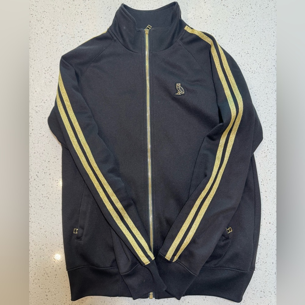 OVO Track Suit Jacket - Black & Gold